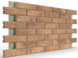 Купить клинкерные термопанели с плиткой Элемент Клинкер Loft Brick Curry